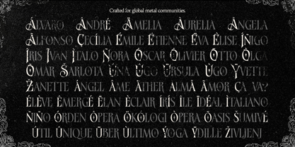 Dreadglyph Font Poster 15
