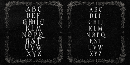 Dreadglyph Font Poster 2