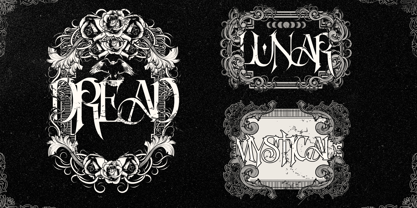 Dreadglyph Font Poster 6