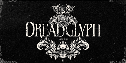 Dreadglyph Font Poster 1