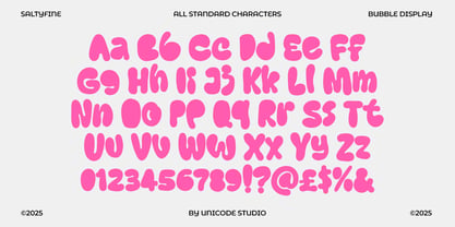 Saltyfine Font Poster 10