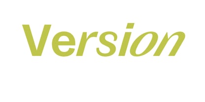Version Font Poster 1