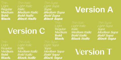 Version Font Poster 4