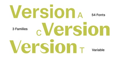 Version Font Poster 2