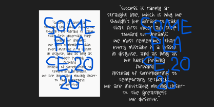 Klassic Memory Font Poster 4