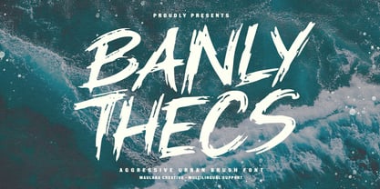 MC Banly Thecs Font Poster 1