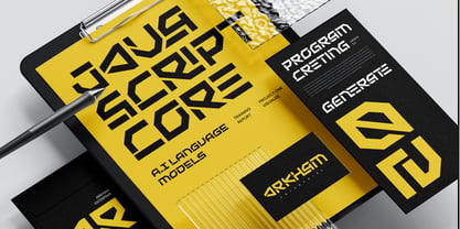 Kazena Font Poster 4