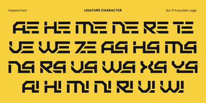 Kazena Font Poster 9
