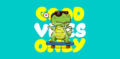 Chubby Popz Font Poster 4