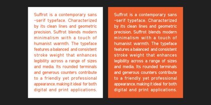 Suffrot Font Poster 2