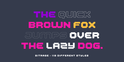 Bitrage Font Poster 5