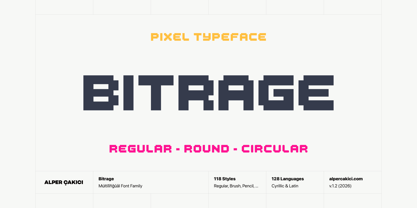 Bitrage Font Poster 1