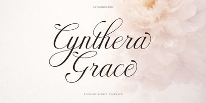 Cynthera Grace Font Poster 1