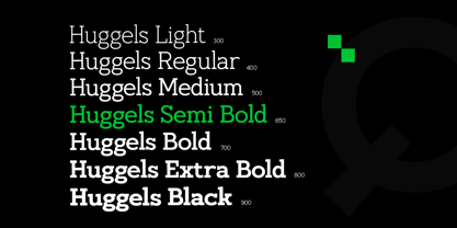 Hugells Font Poster 3
