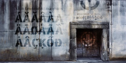 Warfield Font Poster 6