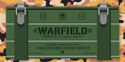 Warfield Font Poster 3