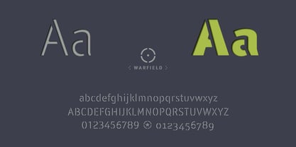 Warfield Font Poster 2