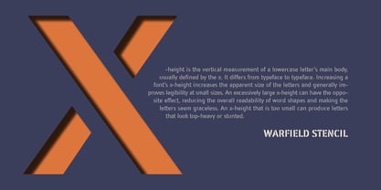 Warfield Font Poster 12