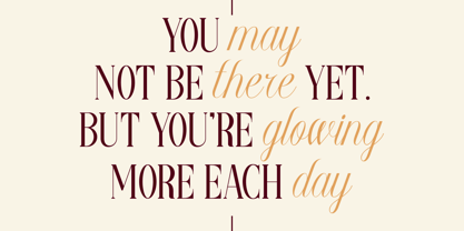 Georgia Praline Script Font Poster 4
