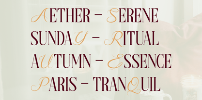 Georgia Praline Script Font Poster 6