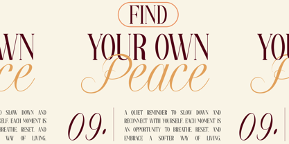 Georgia Praline Script Font Poster 8