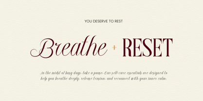 Georgia Praline Script Font Poster 7