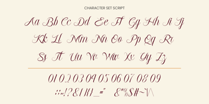 Georgia Praline Script Font Poster 11
