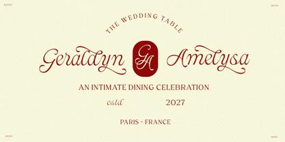 Grande Laguna Script Font Poster 5