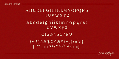 Grande Laguna Script Font Poster 7