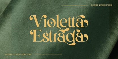 Violetta Estrada Font Poster 1
