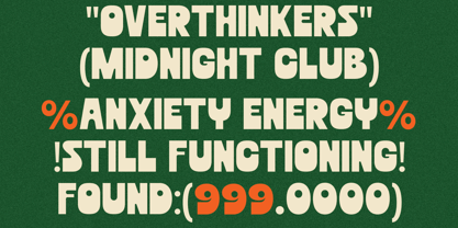 Savero Font Poster 3