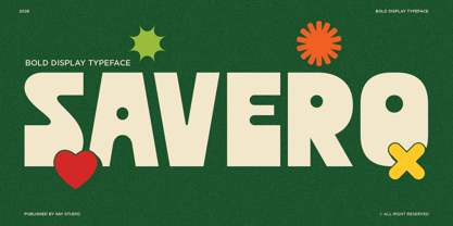 Savero Font Poster 1