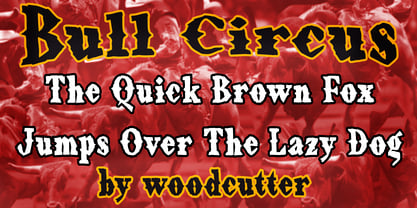 Bull Circus Font Poster 2
