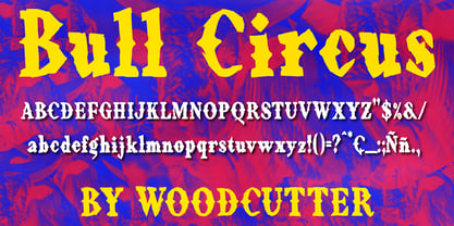 Bull Circus Font Poster 3