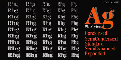 Kornesia Font Poster 6