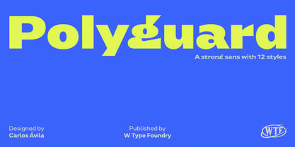 Polyguard Font Poster 1
