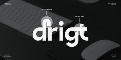 Drigt Font Poster 6