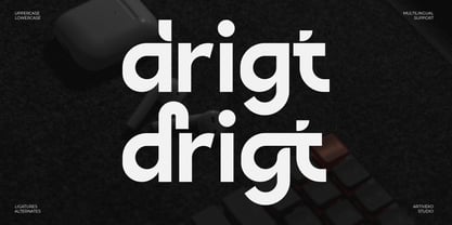 Drigt Font Poster 1