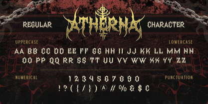 Atherna Font Poster 2