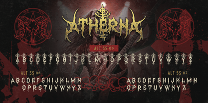 Atherna Font Poster 8