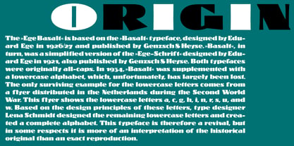 Ege Basalt Font Poster 4