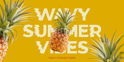 Summer Rhythm Font Poster 2