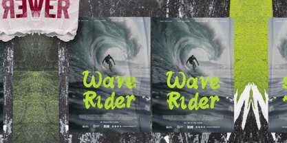 Ocean Brezze Font Poster 4