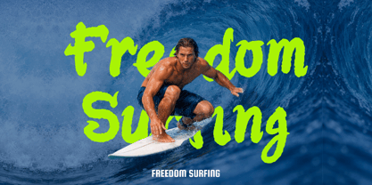 Ocean Brezze Font Poster 3