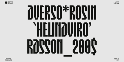 Vanta Font Poster 5