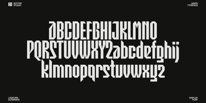 Vanta Font Poster 6