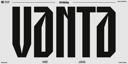 Vanta Font Poster 1