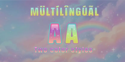 Dreamy  glitter Font Poster 4