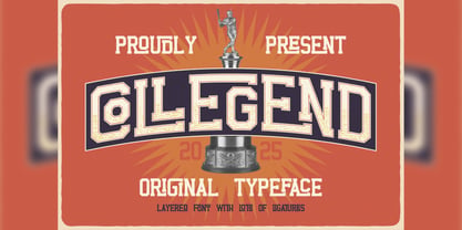 Collegend Font Poster 1