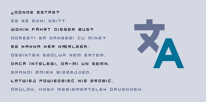 Quareg Font Poster 3